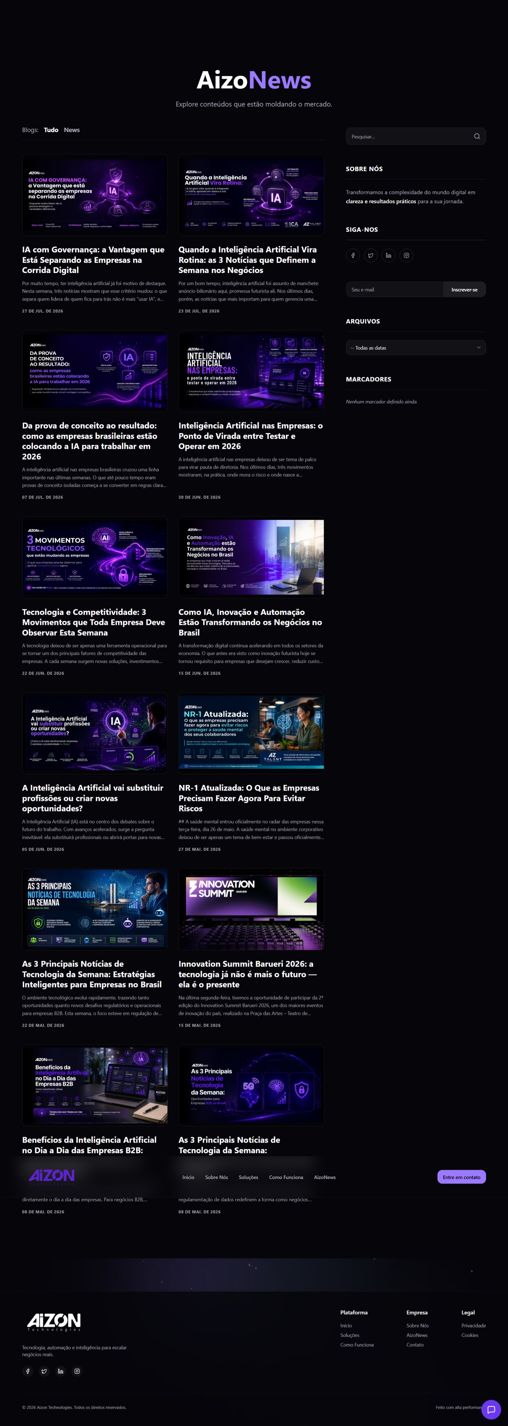 Site — www.aizontec.com